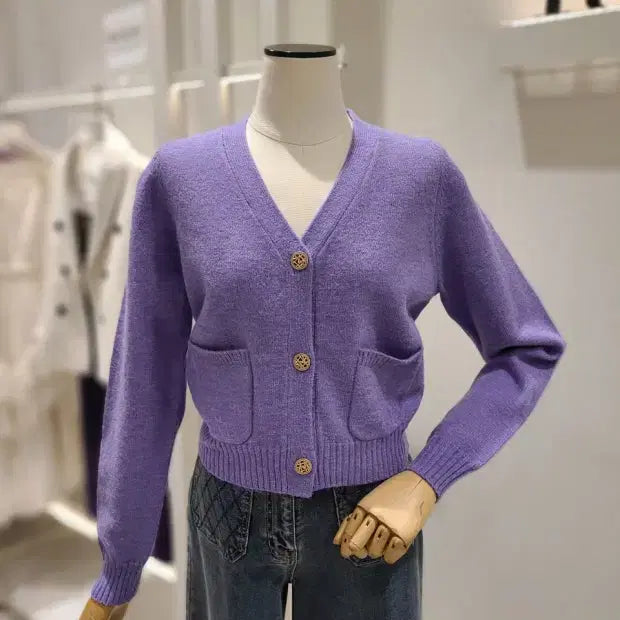 [BUNJANG] It MICHAA Button Knit Cardigan / 잇미샤 버튼 니트 가디건 66