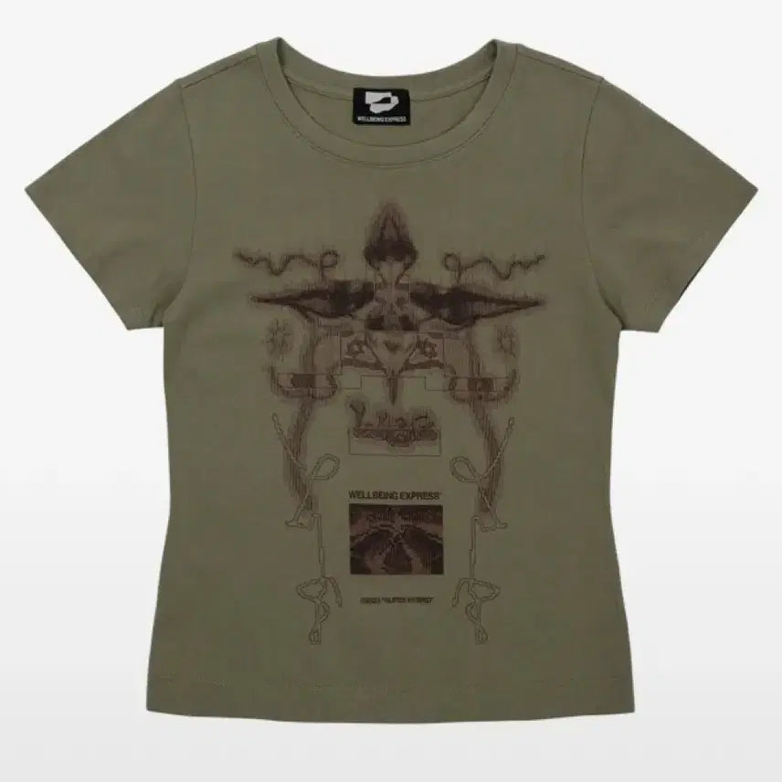 [BUNJANG] Wellbeing Express T-Shirt Khaki / [새상품] 웰빙익스프레스 반팔티 카키