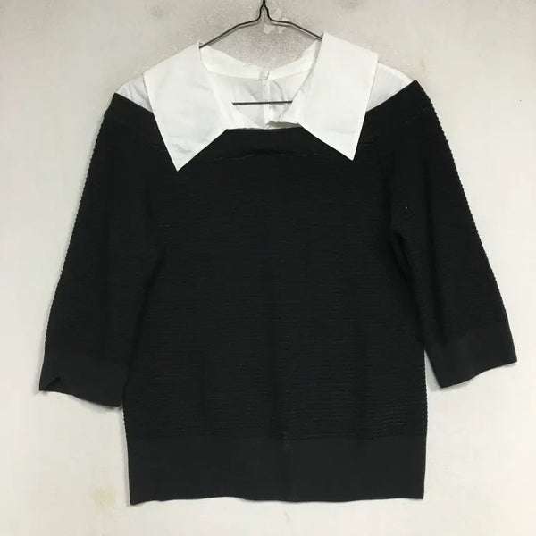 [BUNJANG] MINE 23' Color Glitter Knit Top / 23 MINE 마인 칼라 글리터 니트 F