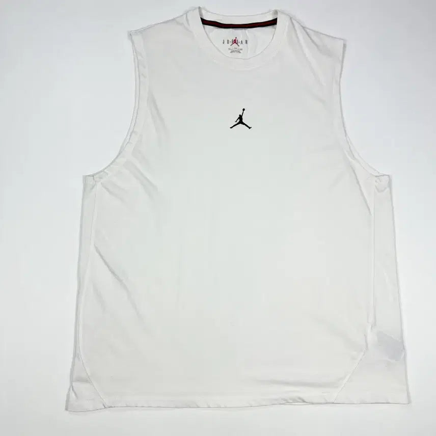 [BUNJANG] Nike Jordan Center Logo Tank Top White 2XL / (2XL) 나이키 조던 센터로고 나시 반팔티 화이트