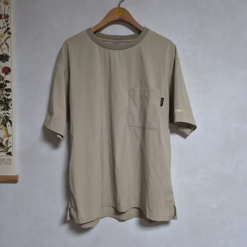 [BUNJANG] Niko and... Nylon Short Sleeve Shirt Beige / [XL] 니코앤드 나일론 반팔셔츠 베이지 (바스락원단)