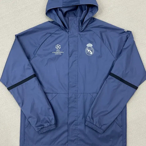 [BUNJANG] Adidas Real Madrid Champions League Windbreaker Jacket - Size L / 아디다스 레알마드리드 챔피언스리그 바람막이 L