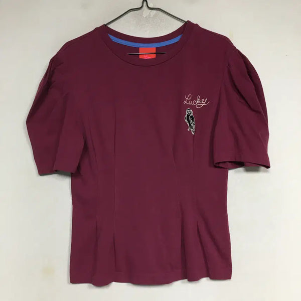 [BUNJANG] Lucky Chouette 22 Puff Short Sleeve T-Shirt Size 38 / 22 럭키슈에뜨 퍼프 반팔 티셔츠 38