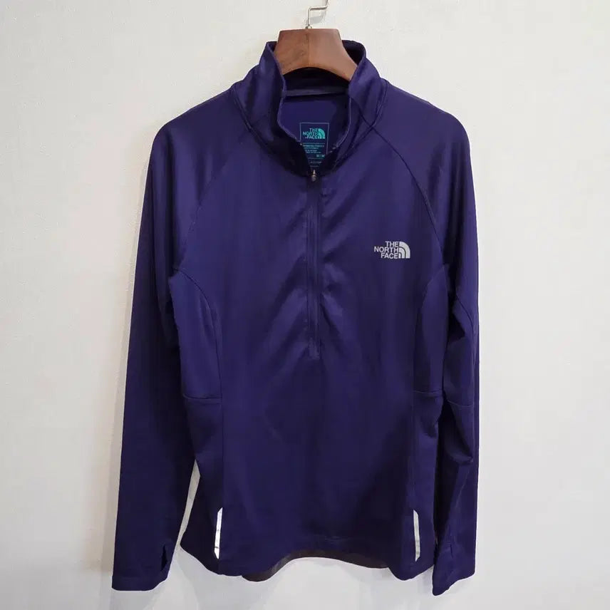 [BUNJANG] The North Face Women's Purple Full-Zip Fleece Jacket - Size M / 노스페이스 집업 여성 퍼플 m