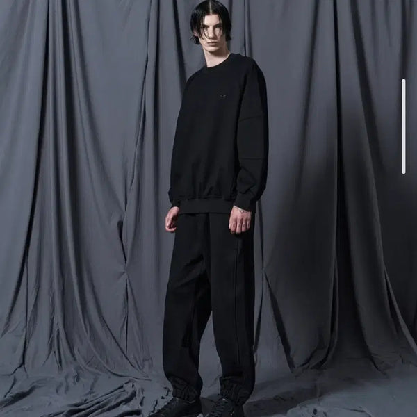 [BUNJANG] Songzio Homme Zizier Track Sweatshirt Black M / [새상품] 송지오옴므 지제로 트랙 맨투맨 블랙 M