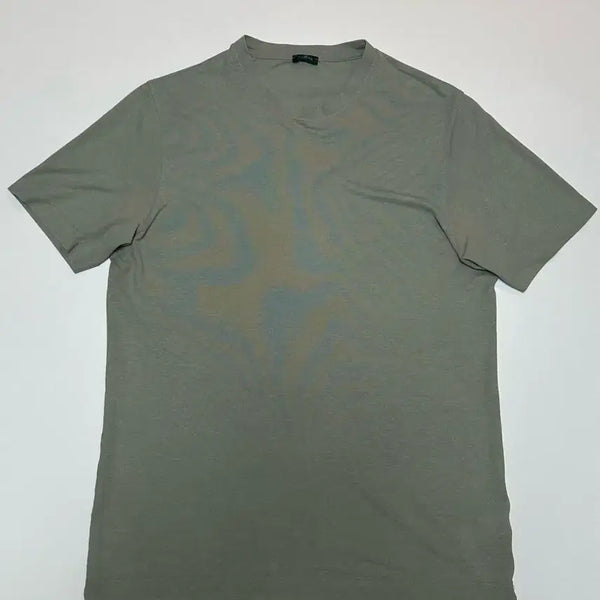 [BUNJANG] Zanone Ice Cotton T-Shirt Size 48 Green/Khaki / 자노네 아이스코튼 반팔티 48사이즈 그린/카키