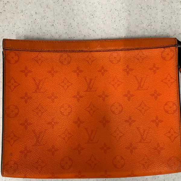[BUNJANG] Louis Vuitton Monogram Orange Clutch / 정품!!!! 루이비통 모노그램 오렌지 클러치