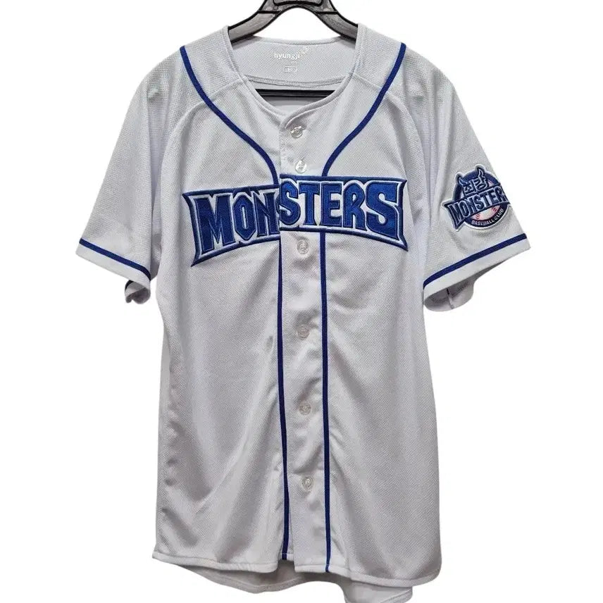 [BUNJANG] Choi Kang Monsters Guk Hae-seong Marked Baseball Uniform (Size S) / 최강 몬스터즈 국해성 마킹 유니폼
