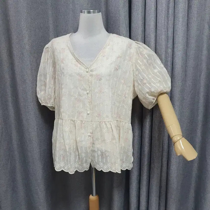 [BUNJANG] Lpuff Girl Blouse / L퍼프 소녀 블라우스