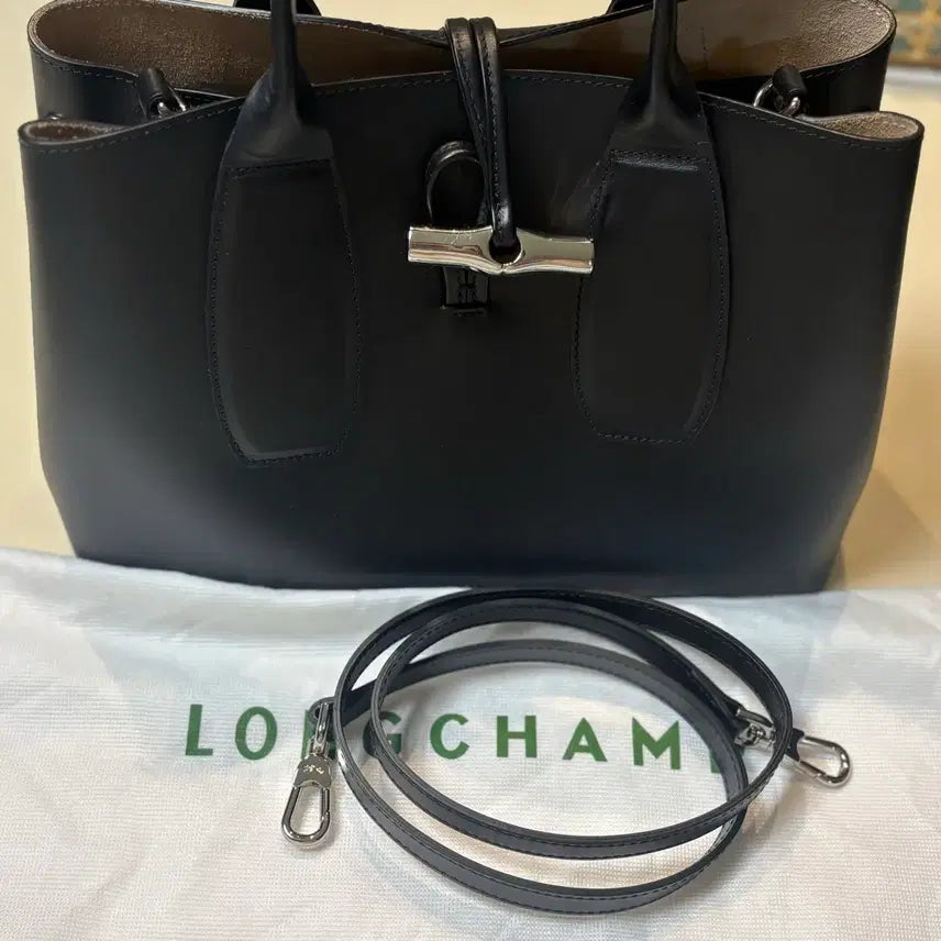 [BUNJANG] Longchamp Le Foulonné M Top Handle Bag / 롱샴 로조 M탑핸들