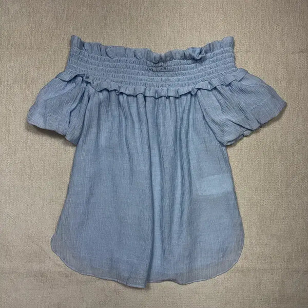 [BUNJANG] Club Monaco Off-the-Shoulder Blouse / 정품 클럽모나코 오프숄더 블라우스