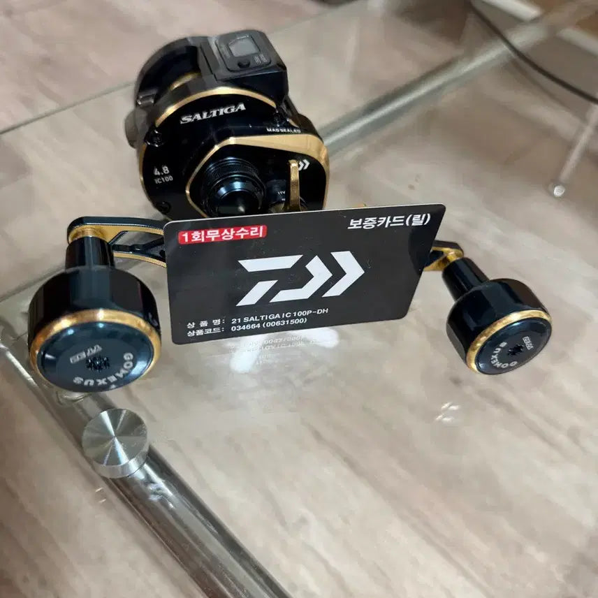 [BUNJANG] Daiwa Saltiga IC100 Depth Sounding Baitcasting Reel Right Handle Full Tune Set / 다이와 솔티가IC100 수심측정 베이트릴 우핸 풀튜닝 세트