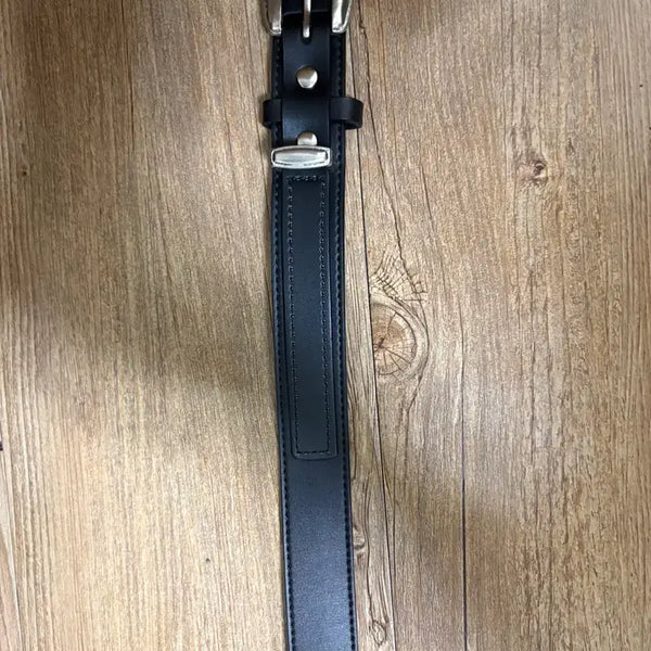 [BUNJANG] Western Leather Belt Black / 웨스턴 벨트 가죽 블랙