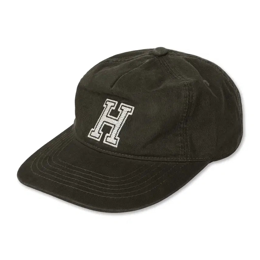 [BUNJANG] LOGAN Unionfield H Chain Embroidered Ball Cap (Charcoal) / LOGAN 유니온필드 H 볼캡 (CHARCOAL)