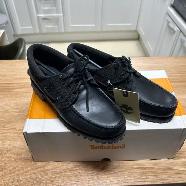 [BUNJANG] Timberland 3-Eye Boat Shoes Black / [새제품] 팀버랜드 3아이 보트화 블랙