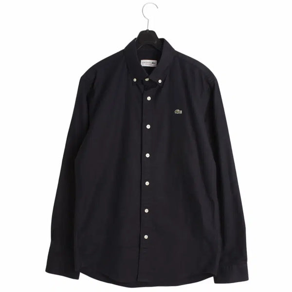 [BUNJANG] Lacoste Oxford Shirt - Size S, Navy / S 라코스테 옥스포드 셔츠