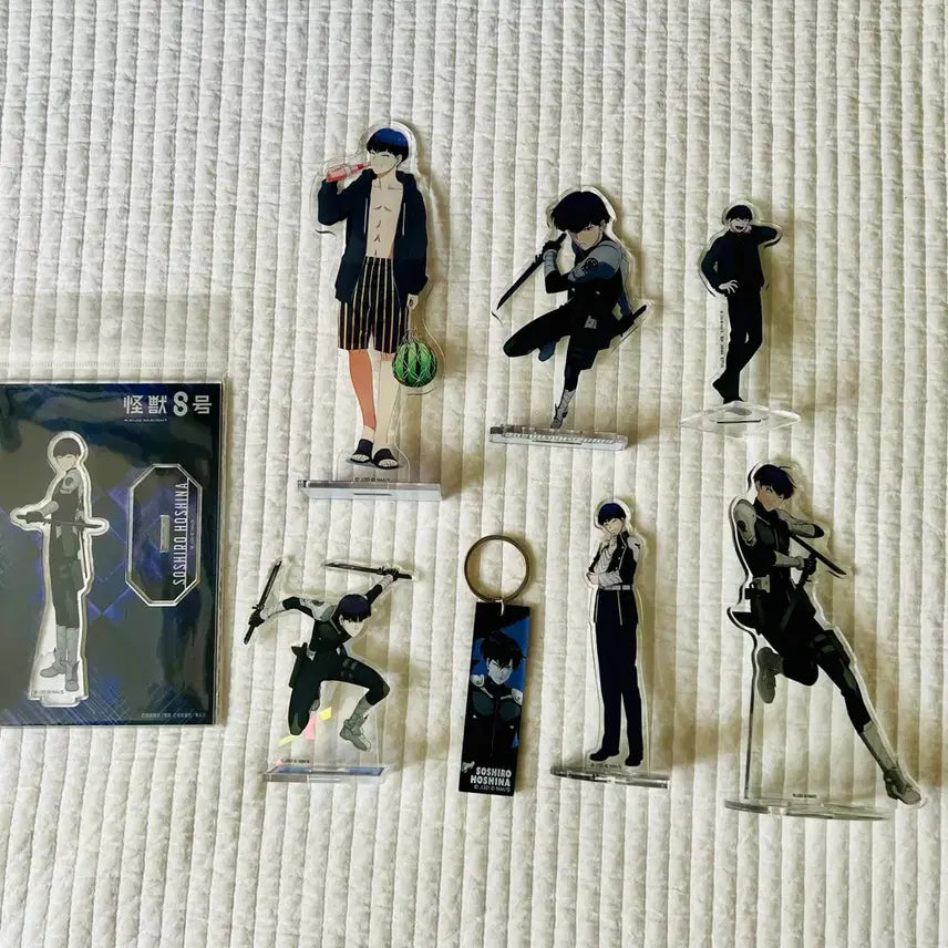 [BUNJANG] Kaiju No. 8 Hoshina Summer Acrylic Standee Bundle / 일괄/개봉품)괴수8호 호시나 전투 쿠지 제복 여름 아크릴 굿즈