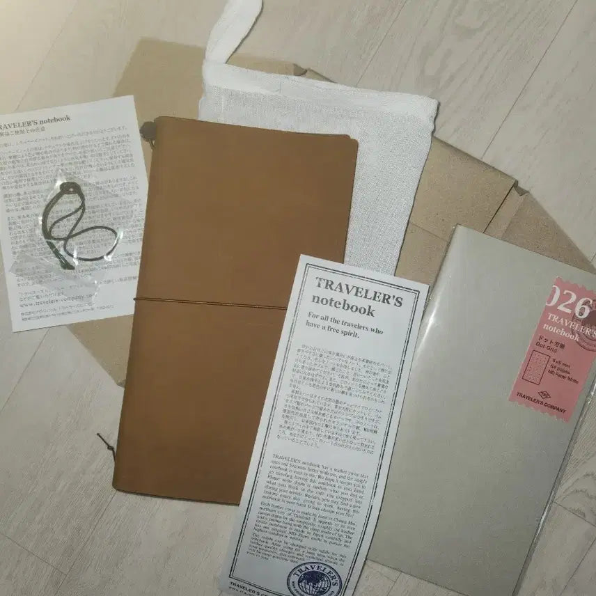 [BUNJANG] Traveler's Notebook Original Camel (Includes Refill) / 트래블러스노트 오리지널 카멜 새상품 (속지 포함)