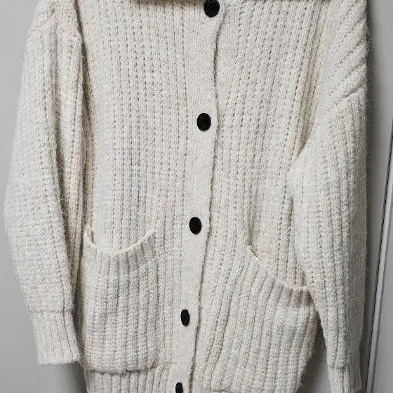 [BUNJANG] White Cardigan / 화이트 가디건