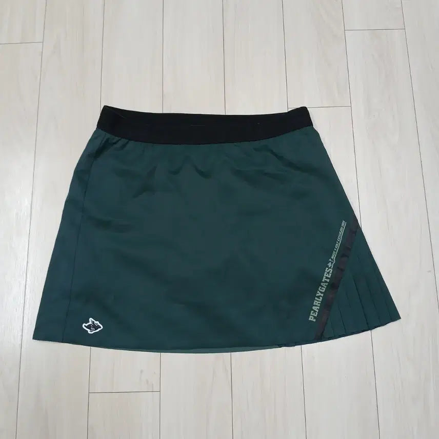 [BUNJANG] Pearly Gates Golf Pleated Skirt - Dark Green / 파리게이츠 골프 스커트 짙은 녹색