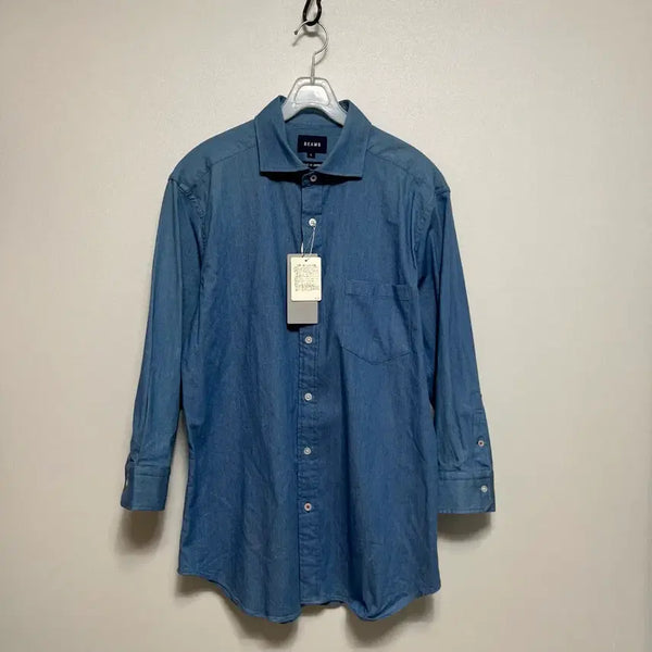 [BUNJANG] BEAMS Japan Blue Shirt L / BEAMS 빔스 JPN 셔츠 블루 L