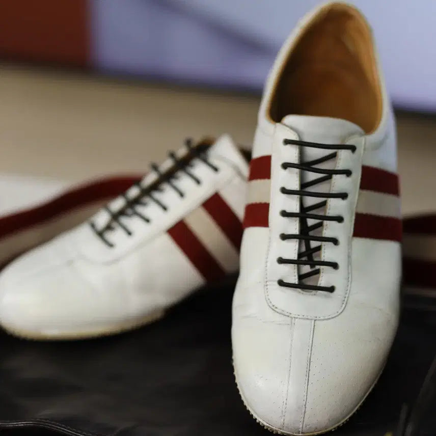 [BUNJANG] Bally Swiss-Made Leather Low-Top Sneakers / 발리 스위스메이드 레더 스니커즈