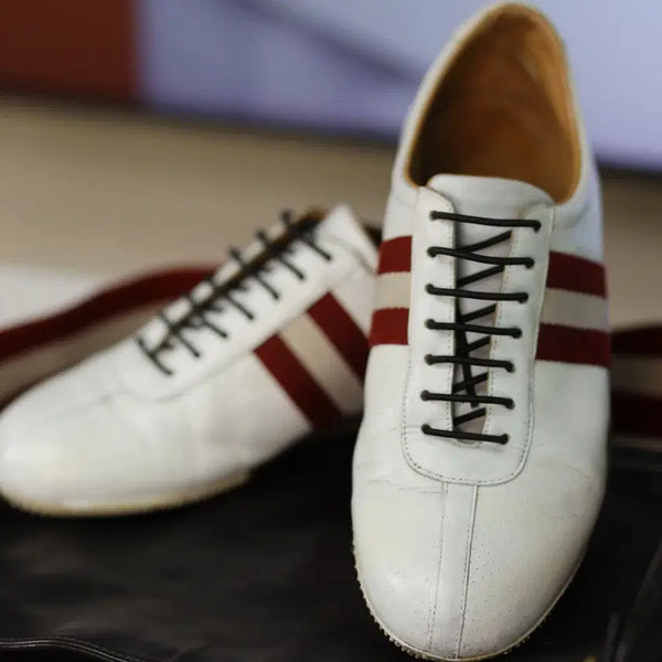 [BUNJANG] Bally Swiss-Made Leather Low-Top Sneakers / 발리 스위스메이드 레더 스니커즈