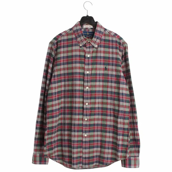 [BUNJANG] Polo Check Shirt - Size S / S 폴로 체크 셔츠