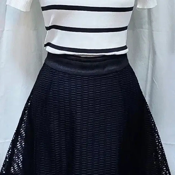 [BUNJANG] Sisley Mesh Mini Skirt / 시슬리 매쉬치마