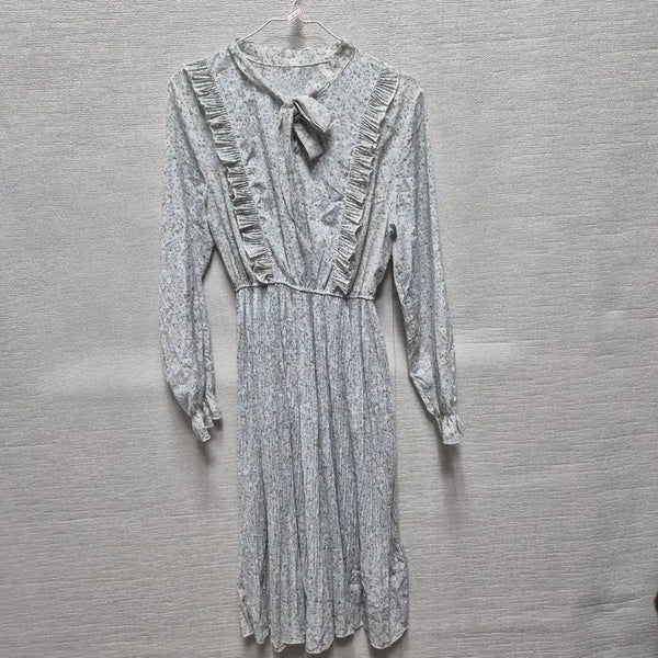 [BUNJANG] Frill Long Dress / 자417 프릴 롱 원피스
