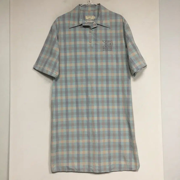 [BUNJANG] Maison Kitsuné Check Pattern Shirt Dress / 메종키츠네 정품 셔츠 원피스 34