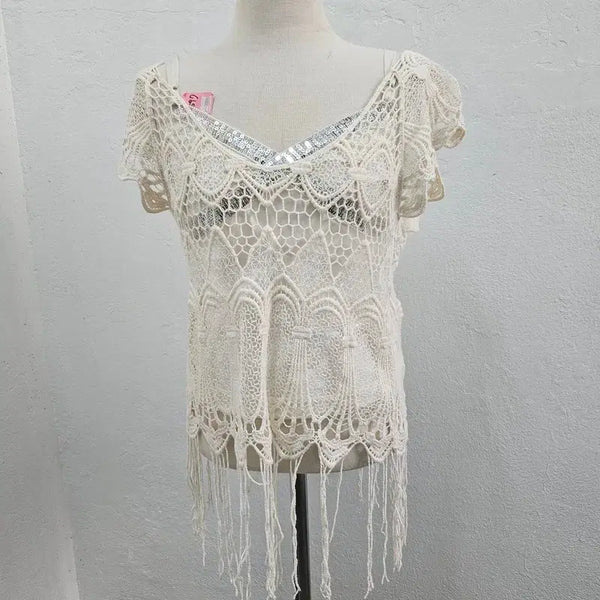 [BUNJANG] Women's Embroidered Casual Vest / 조끼 여 55/66 J6556