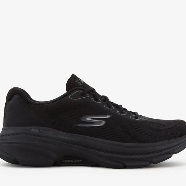 [BUNJANG] Skechers Gowalk Max Cushion Arch Fit Black Sneakers / 스케쳐스 고워크 맥스 쿠션 아치핏 블랙 운동화