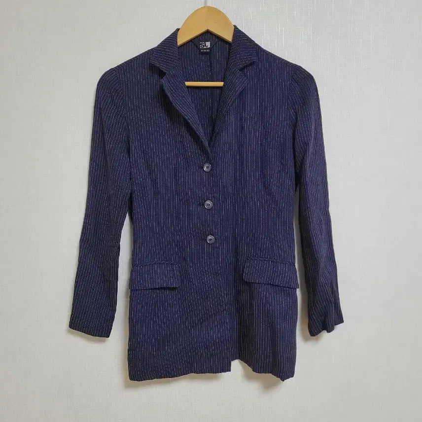 [BUNJANG] Navy SL Stripe Jacket / 씨 자켓