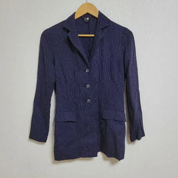 [BUNJANG] Navy SL Stripe Jacket / 씨 자켓
