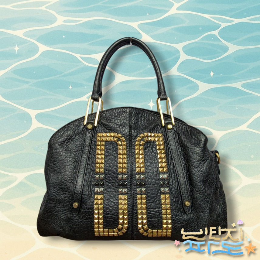 [BUNJANG] DAKS DD Stud Tote Bag / DAKS 닥스 DD 스터드 토트백