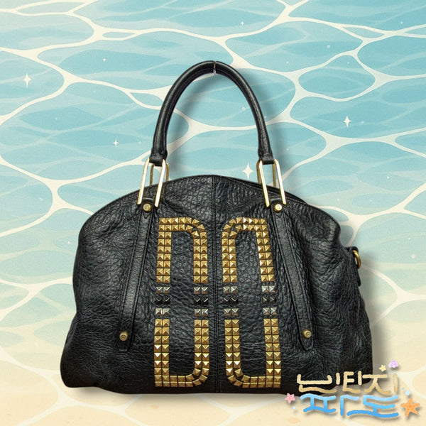 [BUNJANG] DAKS DD Stud Tote Bag / DAKS 닥스 DD 스터드 토트백