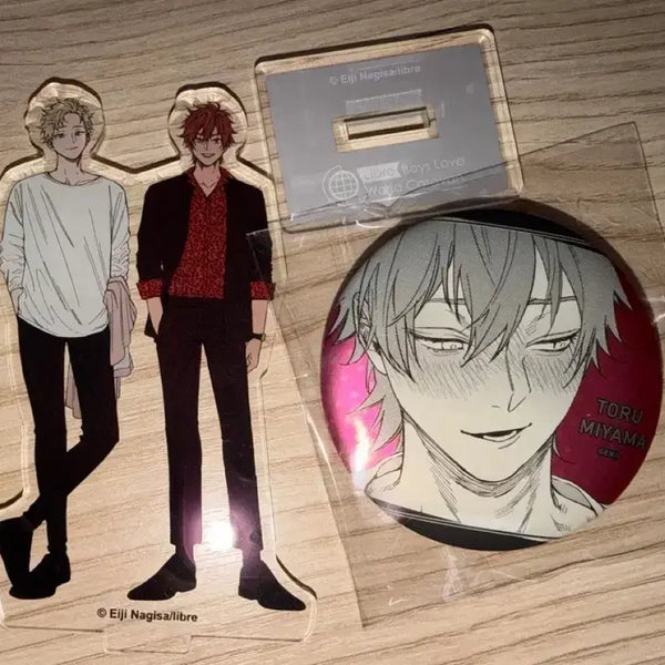 [BUNJANG] Kabukicho Bad Trip Acrylic Stand & Badge Set / 가부키초 배드트립 아크릴 스탠드 뱃지 굿즈