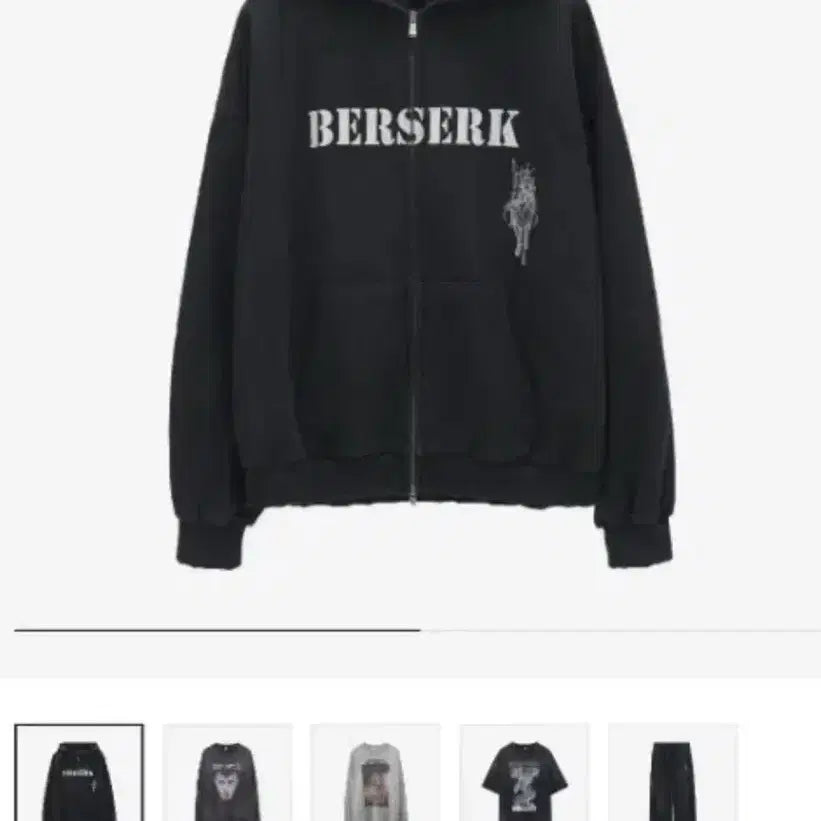 [BUNJANG] Polytheru Berserk Band of the Falcon 002 Hoodie / (4) 폴리테루 베르세르크 밴드 오브 팔콘 002 후드집업