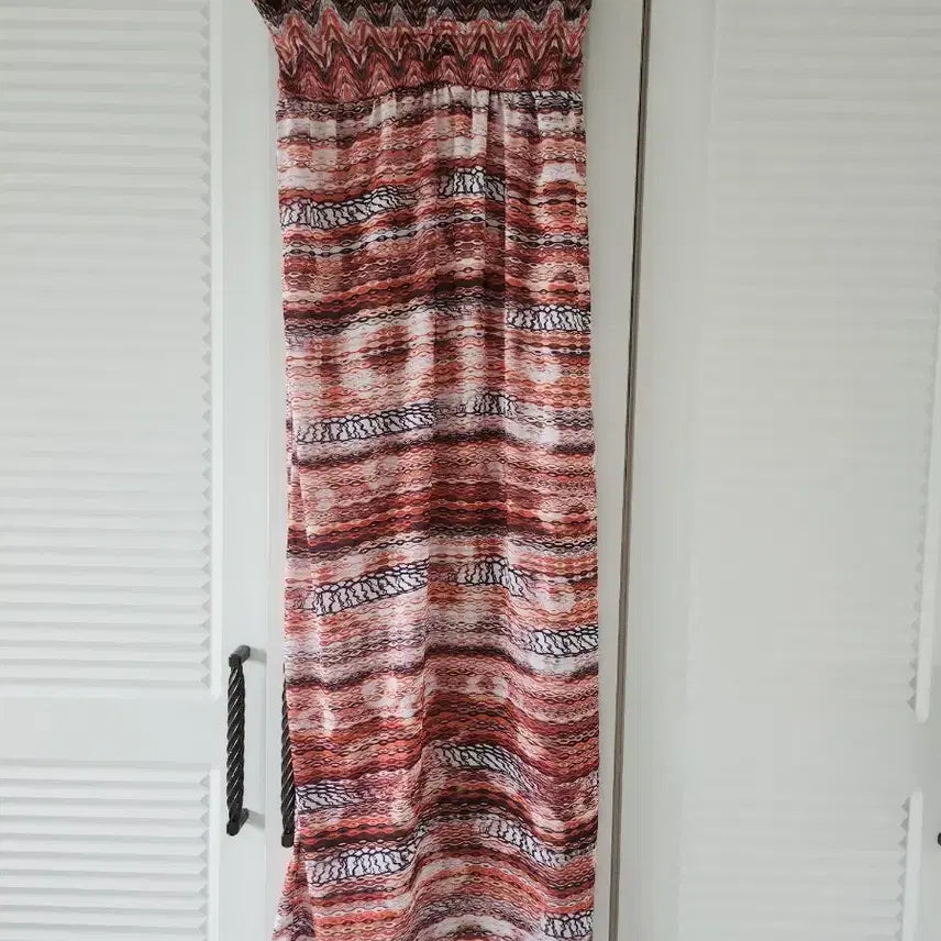 [BUNJANG] Arena Pattern Long Beach One-Piece Dress Size 90 / 아레나 패턴 롱 비치 원피스 90