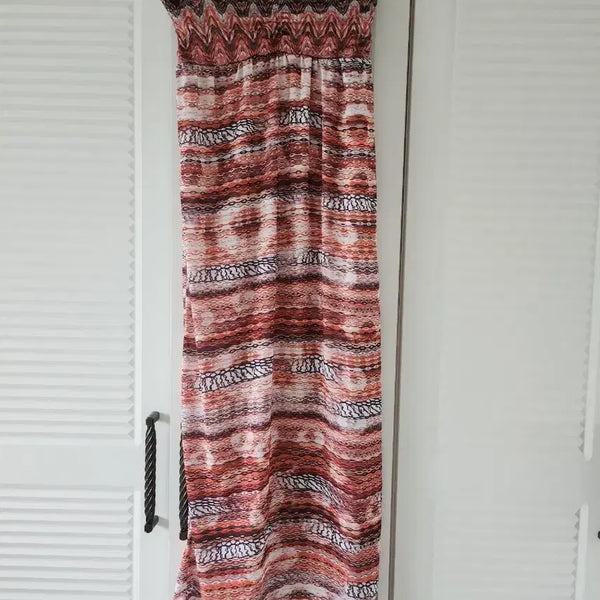 [BUNJANG] Arena Pattern Long Beach One-Piece Dress Size 90 / 아레나 패턴 롱 비치 원피스 90