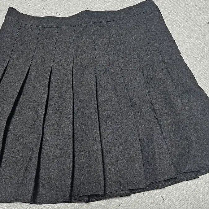 [BUNJANG] Black Pleated Mini Skirt / 블랙 플리츠 스커트
