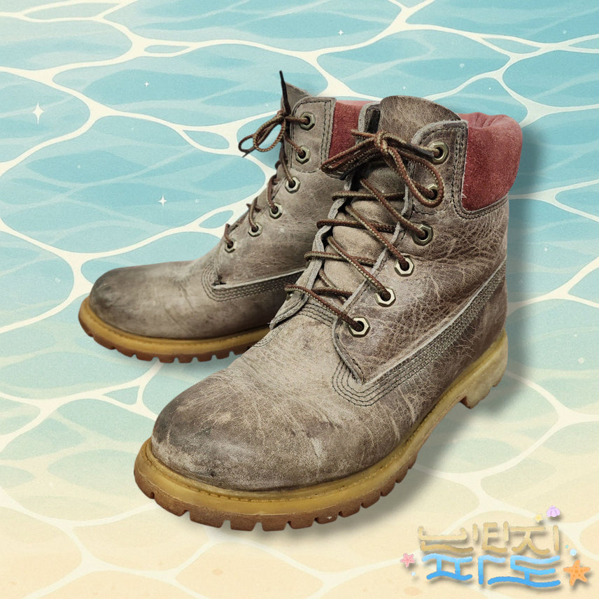 [BUNJANG] Timberland 6-Inch Premium Boots Grey Nubuck / 255~260 팀버랜드 그레이누벅 6인치 프리미엄 부츠