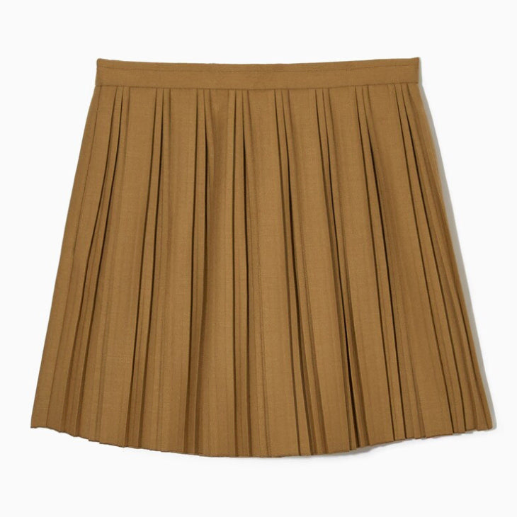 [BUNJANG] COS Pleated Wool-Blend Mini Skirt / 코스 cos 치마