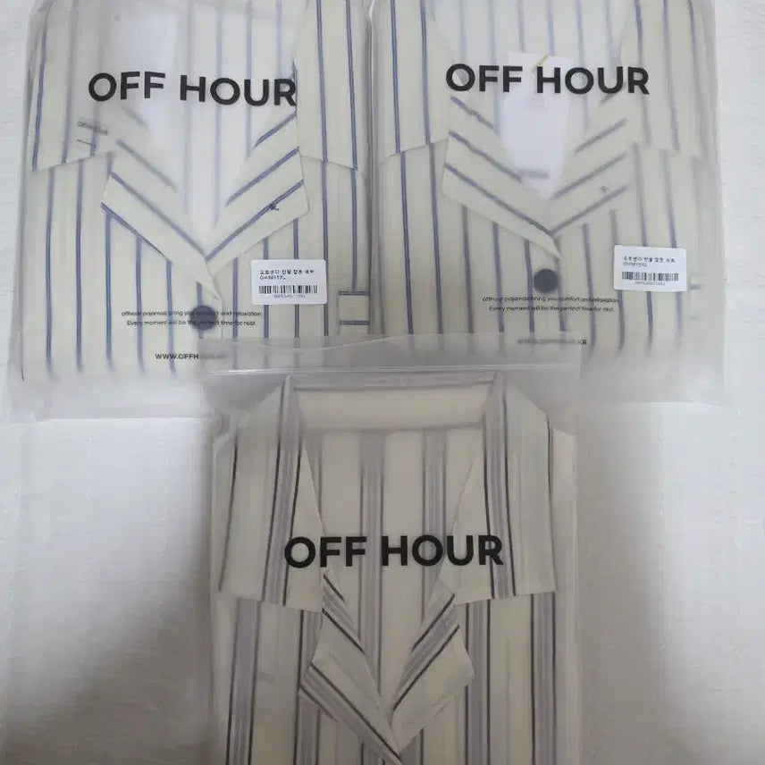 [BUNJANG] Offhour Tide Rhythm Short Sleeve Pajama Set / 오프아워 반팔 잠옷