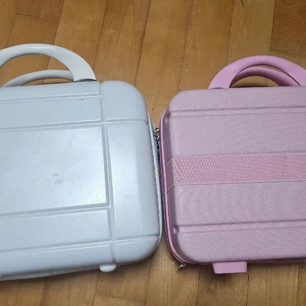 [BUNJANG] Richard PROHAIR Cosmetic Pouch White/Pink Set / 리치어드 PROHAIR 화이트/핑크 화장품 파우치
