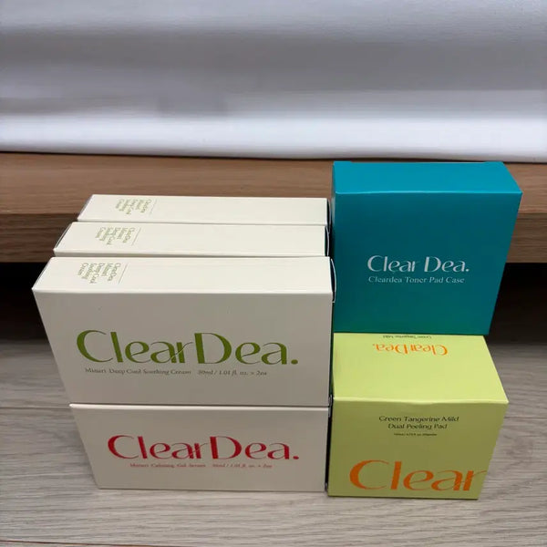 [BUNJANG] Clear Deer Cosmetics Bundle (Includes Toner Pad Case) / [새상품] 클리어디어 화장품 일괄(토너패드 케이스 증정)