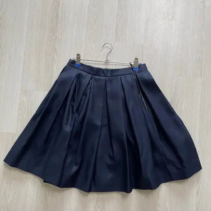 [BUNJANG] Burberry London Navy Wool Blend Pleated Skirt / (정품)버버리 런던 네이비 울 혼방 플리츠 스커트