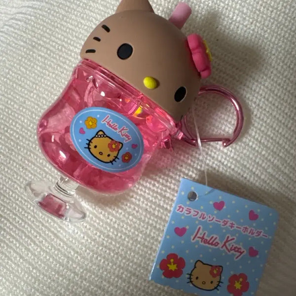 [BUNJANG] Sanrio Cocktail Keychain Hello Kitty Tanning / 산리오 칵테일 키링 키티 태닝