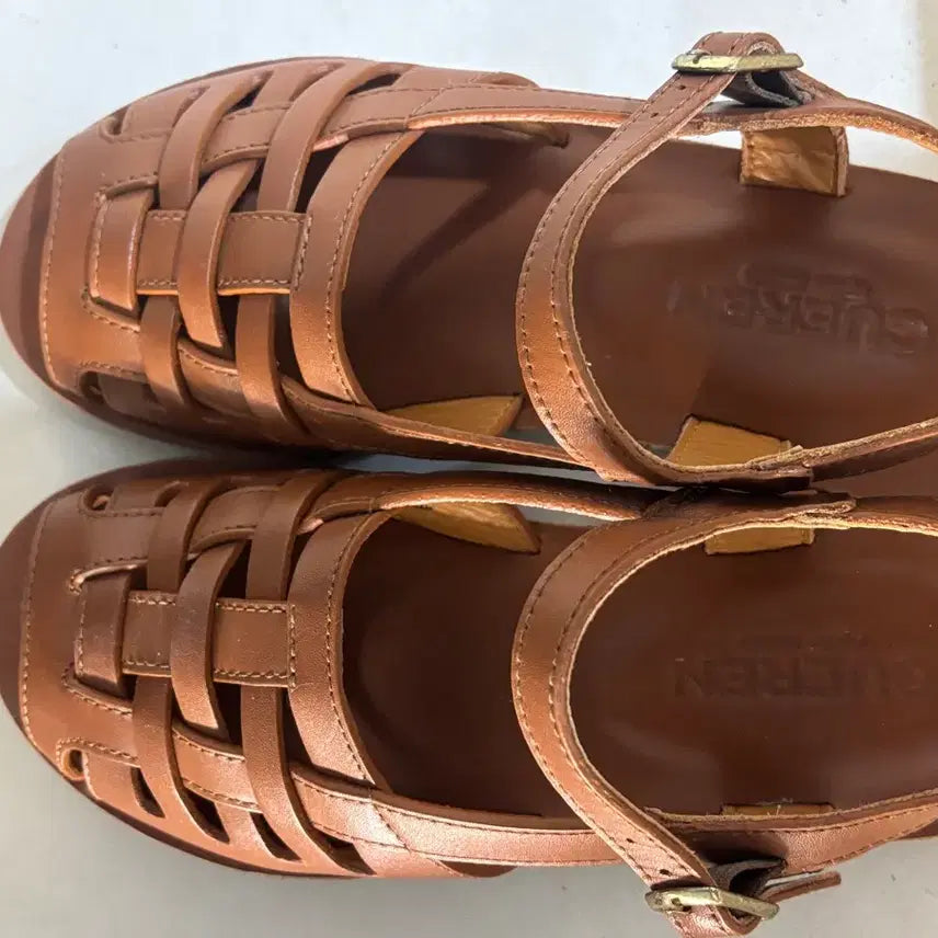 [BUNJANG] Qeurn Venice Sandal Brown 225 / 쿠에른 베니스 샌들